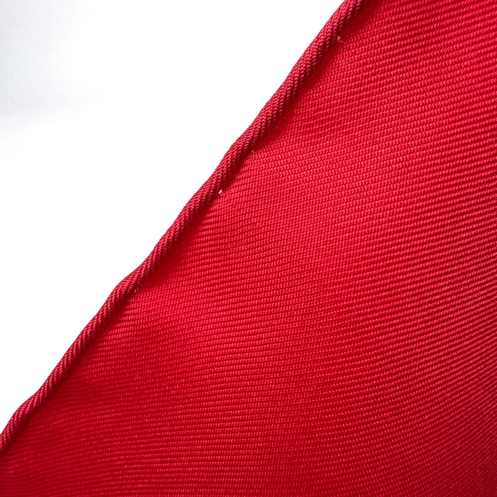 HERMES Authentic Red Silk Love Scarf - Picture 4 of 5